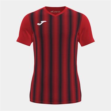 Joma Inter II Short Sleeve Shirt - Red/Black