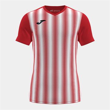 Joma Inter II Short Sleeve Shirt - Red/White