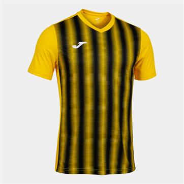 Joma Inter II Short Sleeve Shirt - Yellow/Black
