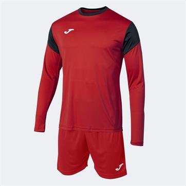 Joma Phoenix Goalkeeper Set (Long Sleeve Shirt & Short) - Red/Black