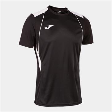 Joma Champion VII Short Sleeve Shirt - Black/White