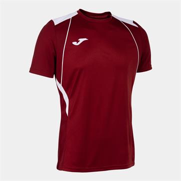 Joma Champion VII Short Sleeve Shirt - Burgundy