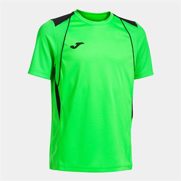 Joma Champion VII Short Sleeve Shirt - Fluo Green