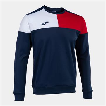 Joma Crew V Sweatshirt - Navy/Red/White