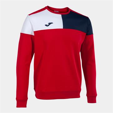 Joma Crew V Sweatshirt - Red/Navy/White