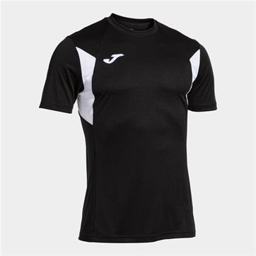 Joma Winner III Short Sleeve Shirt - Black/White