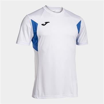 Joma Winner III Short Sleeve Shirt - White/Royal