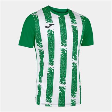 Joma Inter III Short Sleeve Shirt - Green/White