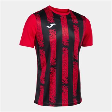 Joma Inter III Short Sleeve Shirt - Red/Black