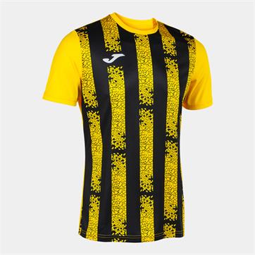 Joma Inter III Short Sleeve Shirt - Yellow/Black