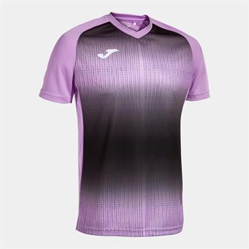 Joma Tiger V Short Sleeve Shirt - Purple/Black
