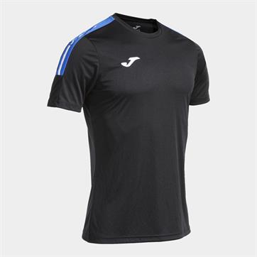 Joma Olimpiada Short Sleeve Shirt - Black/Royal