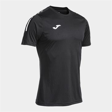 Joma Olimpiada Short Sleeve Shirt - Black/White