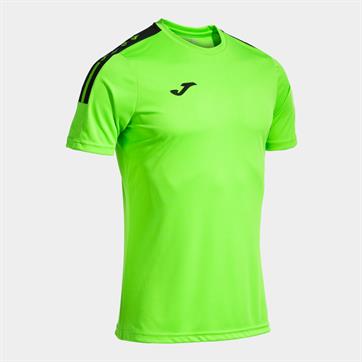 Joma Olimpiada Short Sleeve Shirt - Fluo Green