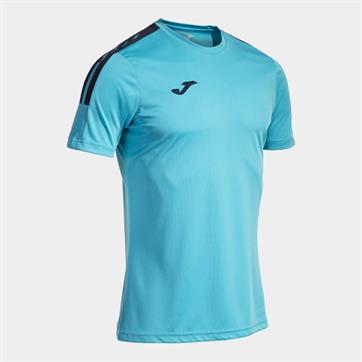 Joma Olimpiada Short Sleeve Shirt - Fluo Turquoise