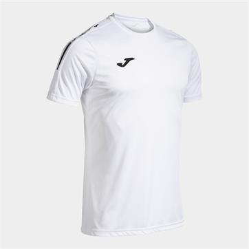 Joma Olimpiada Short Sleeve Shirt - White/Black