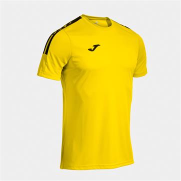Joma Olimpiada Short Sleeve Shirt - Yellow/Black