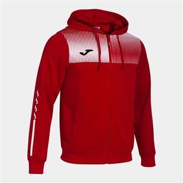 Joma ECO-Supernova Full Zip Hoody - Red/White