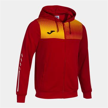 Joma ECO-Supernova Full Zip Hoody - Red/Yellow