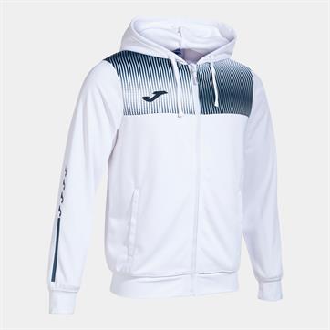 Joma ECO-Supernova Full Zip Hoody - White/Navy