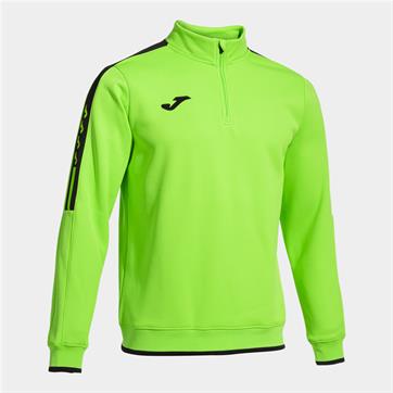 Joma Olimpiada Half Zip Top - Fluo Green