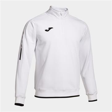 Joma Olimpiada Half Zip Top - White/Black