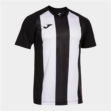 Joma Inter IV Short Sleeve Shirt - Black/White