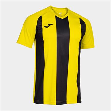 Joma Inter IV Short Sleeve Shirt - Yellow/Black