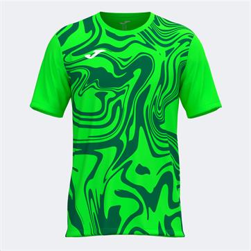 Joma Lion II Short Sleeve Shirt - Fluo Green