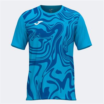 Joma Lion II Short Sleeve Shirt - Fluo Turquoise