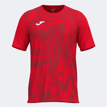 Joma Lion II Short Sleeve Shirt - Red