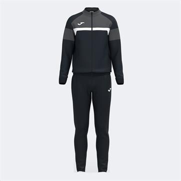 Joma Danubio III Full Zip Tracksuit - Black/Anthracite/White