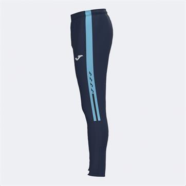 Joma Olimpiada Long Pants (Regular Fit) (Pockets With Zips) - Navy/Fluo Turquoise