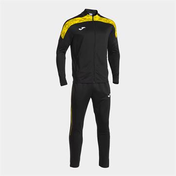 Joma Champion VIII Full Zip Tracksuit - Black/Yellow