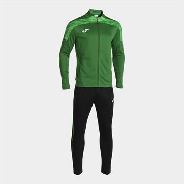 Joma Champion VIII Full Zip Tracksuit - Green/Black