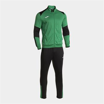 Joma Danubio IV Full Zip Tracksuit - Green/Black