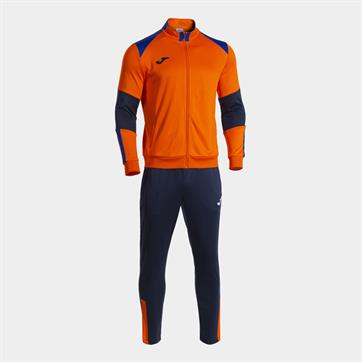 Joma Danubio IV Full Zip Tracksuit - Orange/Navy/Royal