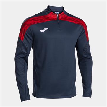 Joma Champion VIII Half Zip Top - Navy/Red