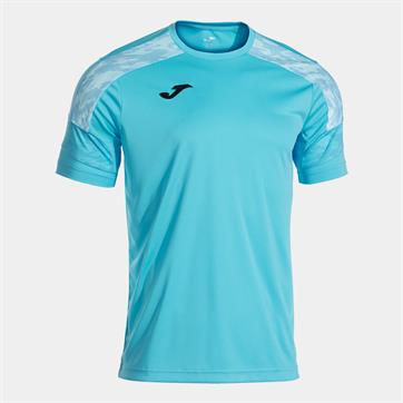Joma Champion VIII Short Sleeve Shirt - Fluo Turquoise