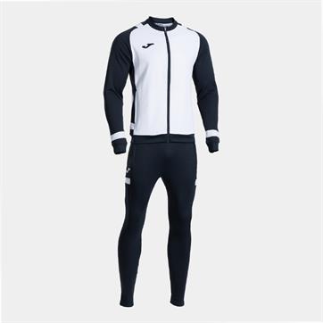 Joma Lider Tracksuit Full Zip - White/Navy