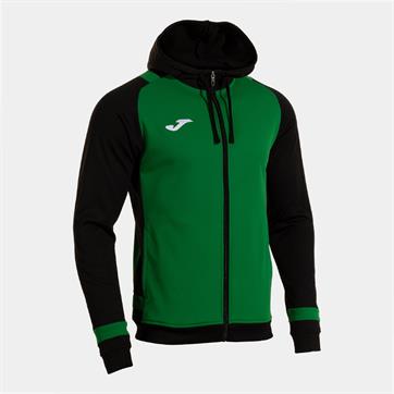 Joma Lider Hoodie Jacket Full Zip - Green/Black