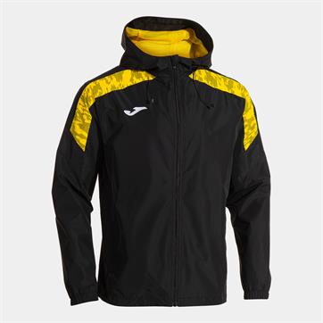 Joma Champion VIII Rain Jacket - Black/Yellow