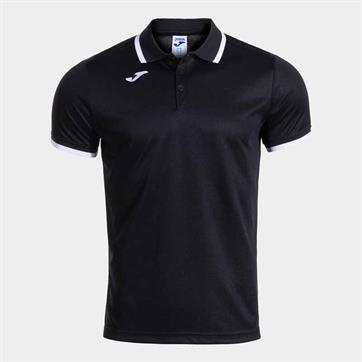 Joma Combi Premium Polo Shirt - Black/White