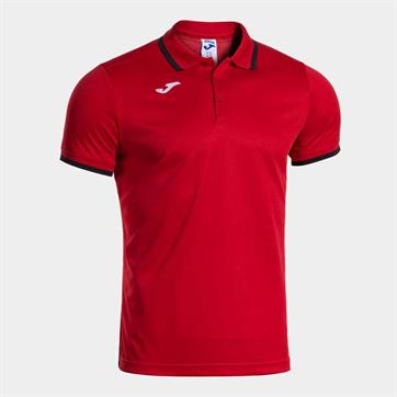 Joma Combi Premium Polo Shirt - Red/Black