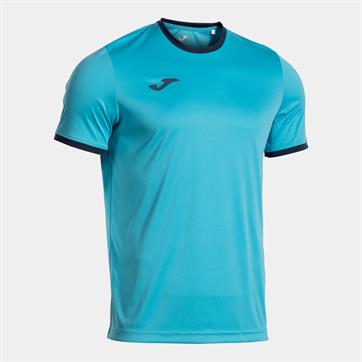 Joma Combi Premium Short Slevee T-Shirt - Turquoise Fluor/Navy