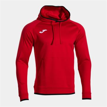 Joma Combi Premium Hooded Sweatshirt - Red/Black
