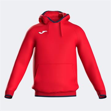 Joma Combi Premium Hooded Sweatshirt - Red/Navy