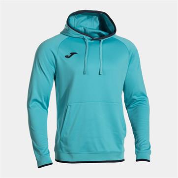 Joma Combi Premium Hooded Sweatshirt - Turquoise Fluor/Navy
