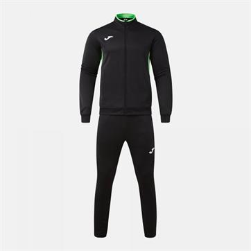 Joma Winner IV Full Zip Tracksuit - Black/Green