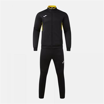 Joma Winner IV Full Zip Tracksuit - Black/Yellow
